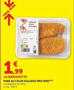 U Express Prix mini - pane au colin d'alaska offre