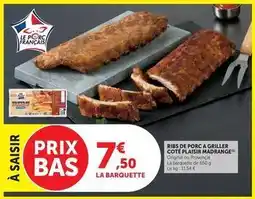 U Express Madrange - ribs de porc a griller cote plaisir offre