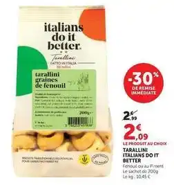 Hyper U Italians do it better - tarallini offre