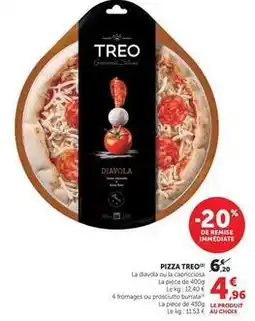 U Express Treo - pizza offre