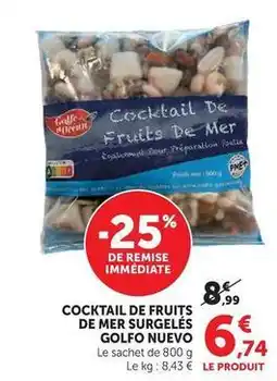 U Express Cocktail de fruits de mer surgelés offre