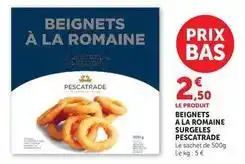 Hyper U Beignets a la romaine surgeles offre