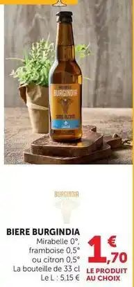 U Express Biere burgindia offre