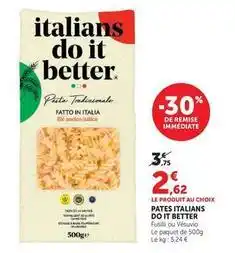 Hyper U Italians do it better - pates offre