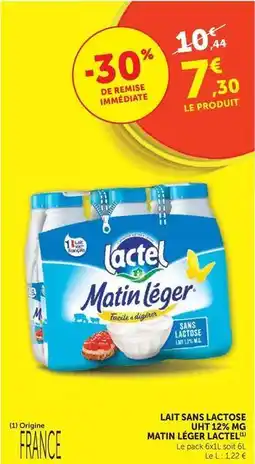 U Express Lactel - lait sans lactose offre