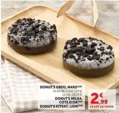 Hyper U Milka - donut's oreo, mars offre