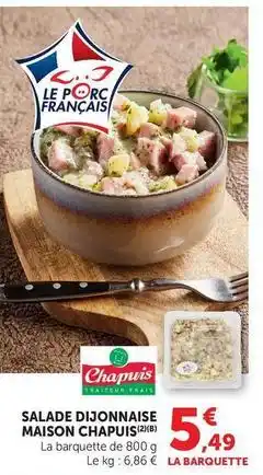 U Express Salade dijonnaise offre