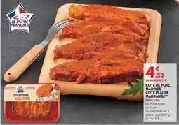 Hyper U Madrange - cotes de porc marine cote plaisir offre