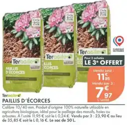 Point Vert Teracile paillis d'écorces offre