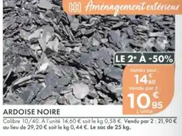 Point Vert Ardoise noire offre