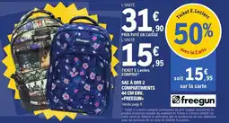 E.Leclerc Freeegun sac à dos 2 compartiments offre