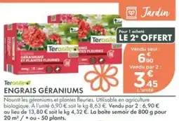Point Vert Engrais géraniums offre