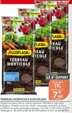 Point Vert Algoflosh terreau horticole offre