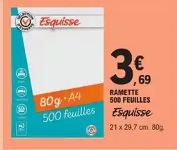E.Leclerc Ramette 500 feuilles offre