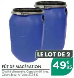 Point Vert Fût de macération offre