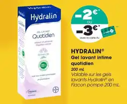Aprium Pharmacie Hydralin Gel lavant intime quotidien offre