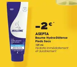 Aprium Pharmacie ASEPTA Baume Hydra-Défense Pieds Secs offre