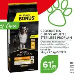 Point Vert Croquettes chiens adultes stérilisés offre