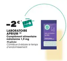 Aprium Pharmacie Laboratoire aprium Complement alimentaire melatonine offre