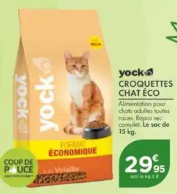 Point Vert Yock croquettes chat éco offre