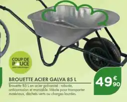 Point Vert Brouette acier galva offre