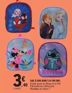 E.Leclerc Sac à dos baby offre
