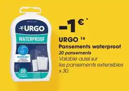 Aprium Pharmacie Urgo pansements waterproof 20 pansements offre