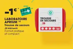 Aprium Pharmacie Laboratoire aprium trousse de secours offre
