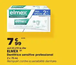 Aprium Pharmacie Elmex dentifrice sensitive professional offre