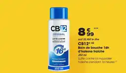 Aprium Pharmacie CB12 Bain de bouche 16h d'haleine fraiche offre