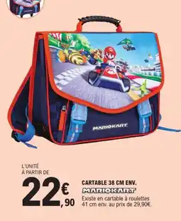 E.Leclerc Mariokart cartable offre