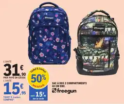 E.Leclerc Freegun sac à dos 2 compartiments offre