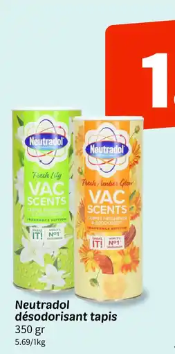 Wibra Neutradol désodorisant tapis offre