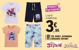 E.Leclerc Tee-shir,bermuda ou corsaire enfant offre