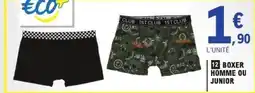 E.Leclerc Boxer homme ou junior offre