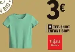 E.Leclerc Tissaia basics tee-shirt enfant bio offre