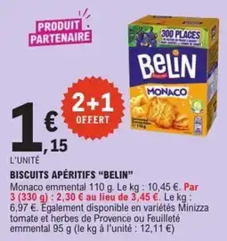 E.Leclerc Belin Biscuits apéritifs offre