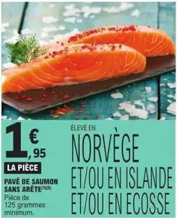 E.Leclerc Pavé de saumon sans arete offre