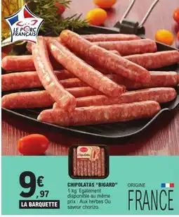 E.Leclerc Bigard chipolatas offre