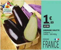 E.Leclerc Aubergine violette offre