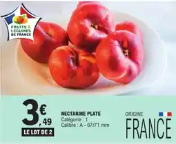 E.Leclerc Nectarine plate offre