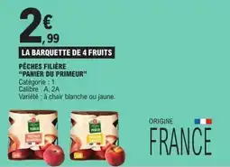 E.Leclerc "Panier du primeur" Primeur Pêches offre