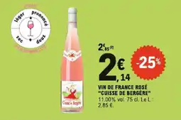 E.Leclerc Cuisse de bergère vin de france rosé offre