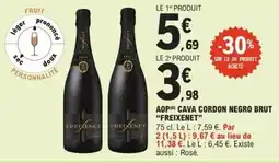 E.Leclerc Freixenet aop cava cordon negro brut offre