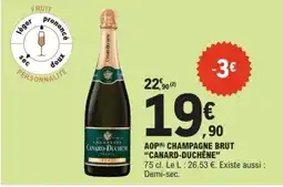 E.Leclerc Canard-duchêne aop champagne brut offre