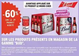 E.Leclerc Bud sur les produits presents en magasin de la gamme offre