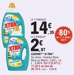 E.Leclerc X-tra lessive offre