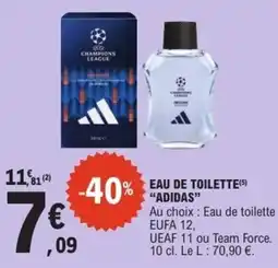 E.Leclerc Adidas eau de toilette offre