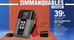 E.Leclerc Tech9 booster compresseur 3en1 offre