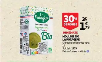 Auchan Direct Mouliné Bio La Potagère offre